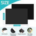 vivinin 12 Pack Magnetic Picture Frame, Magnetic Frame with Black Border, Magnetic Photo Frames for Refrigerator 4x6” Reusable, Refrigerator