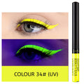 BestLand 12 Colors Matte Liquid Eyeliner Set Colorful UV Neon Eyeliner Pencil Pigmented Waterproof Smudgeproof Long Lasting Eye Liner Xmas