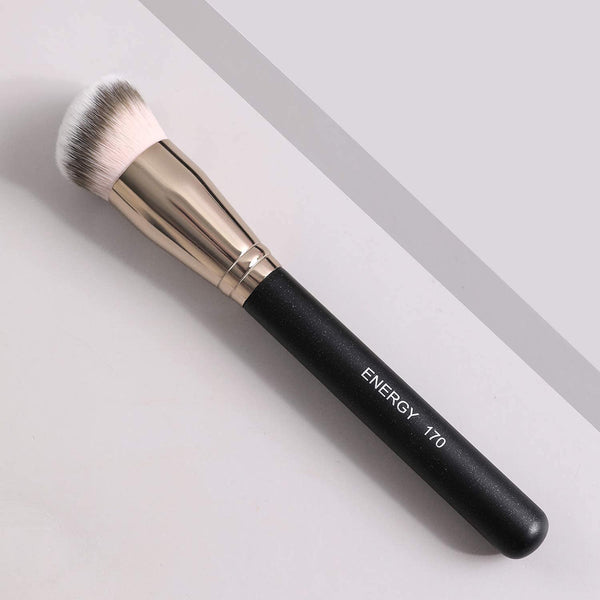 ENERGY under Eye Concealer Brush Small Foundation Brush for Liquid Cream Powder Makeup Blending Concealing Setting Soft Dense Vegan Full Coverage
