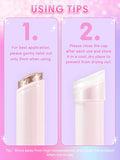 SHEGLAM Crystal Jelly Glaze Stick Eye Shadow Stick Eyeliner Brightener Pencil Crayon with Brush Easy to Blend Long Lasting Shimmer Eyeshadow-Rosy Gem