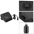 Car Heater Defroster,12V Cooling Fan Heater 2 in 1 Portable Fast Heating Low Noise Car Ceramic Heating Windshield Defroster Demister