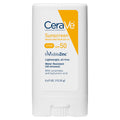 Cerave Mineral Sunscreen Stick SPF 50, Broad Spectrum SPF + Hyaluronic Acid + Ceramides, Titanium Dioxide & Zinc Oxide, 100% Mineral Face