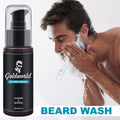 Beard Kit,Beard Grooming Kit W/Beard Wash/Shampoo,2 Packs Beard Oil,Beard Balm,Beard Wash,Brush,Comb,Scissor,Storage Bag,E-Book,Beard