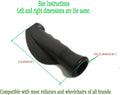 ComsenMed Universal Rollator Hand Grip,Replacement Parts for Rollator and Wheelchair,Universal Hand Grips Anatomical Pair for 4-Wheel rollator
