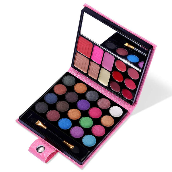 All in One Makeup Kit - 20 Eyeshadow, 6 Lip Glosses, 3 Blushers, 2 Powder, 1 Concealer, 1 Mirror, 1 Brush, Make Up Gift Set for Teen Girls,