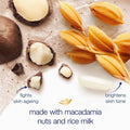 Dove Scrub Macadamia & Rice Milk Reveals Visibly Smoother Skin Body Scrub That Nourishes Skin 10.5 oz 10.5 Ounce (Pack of 1)
