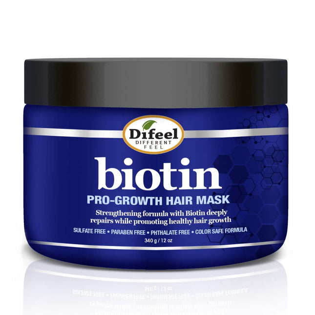 Difeel Pro-Growth Biotin Hair Mask 12 Oz. - Hair Mask for Hair Loss