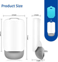 Gideal Flying Insect Trap Indoor Plug in Bug Light Catcher Insect Killer Gnats Mosquito White (Device + 5 Glue Cards)