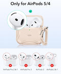ESR for AirPods 5/4 Case, Compatible with MagSafe, Desert Titanium Desert Titanium AirPods 5&4 Case