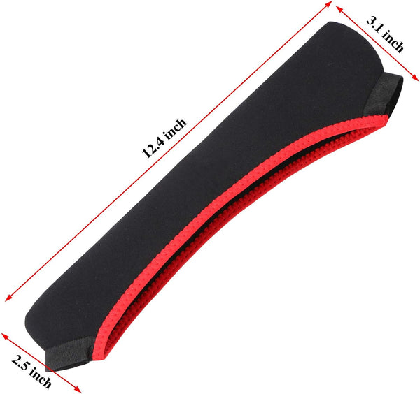 3-Pack Scope Cover Waterproof Neoprene Scope Covers Optics Lens Cover 12" Black