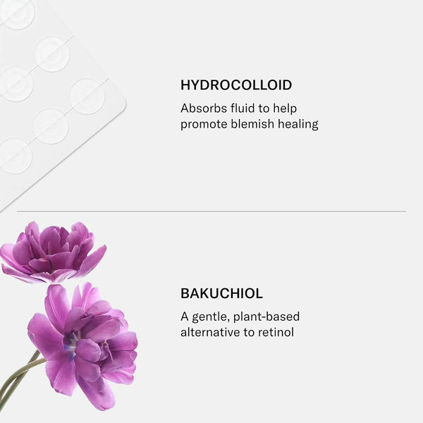 SEEN UNSEEN Pimple Patch - Hydrocolloid and Bakuchiol Formulated Spot Treatment for Face and Skin- Dermatologist Developed- Safe for Sensitive &