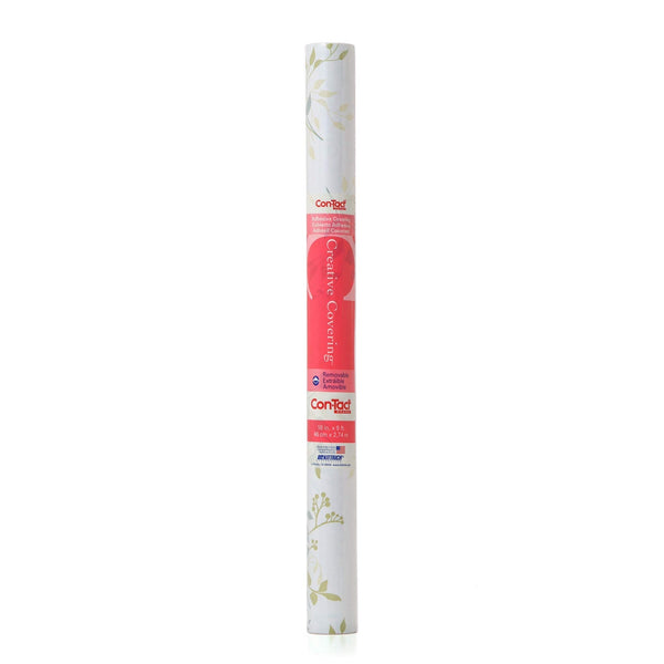 Con-Tact Brand Creative Covering Self-Adhesive Shelf and Drawer Liner, 18" x 9', Aspen Aloe (09F-C9I63-12) Aspen Aloe 4.4"W x 45.7"L