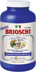 Brioschi Italian Lemon Flavored Effervescent Heartburn, Upset Stomach, Acid Indigestion, 8.5 Oz Bottle (Pack of 2)