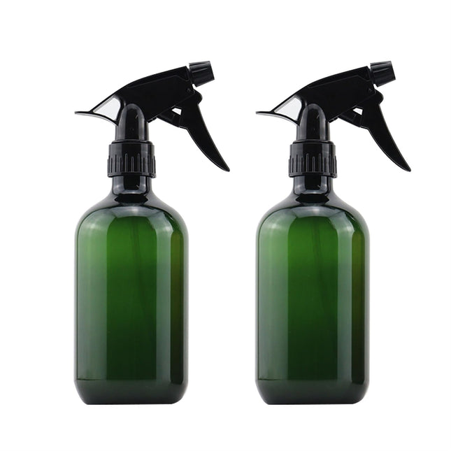 Plastic Spray Bottles 17OZ Empty Spray Bottle 2PCS Refillable Water Squirt Bottl
