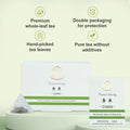GTGLOTRA Oolong Tea Bags, 24 Whole Leaf Tea Bag, Alternative To Caffeine, 100% Natural Pure Tea, Stress Relief Pyramid Teabags, Suitable for