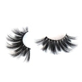 MIKIWI 25mm Lashes, Dramatic 6D Faux Mink Lashes, Fluffy Volume Eyelashes, Thick Crossed Lashes, Long Faux 25mm Mink Lashes (6D4-05) 6D05/25MM