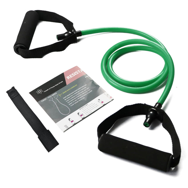 Resistance Bands with Handles, Exercise Bands with Handles, Door Anchor Green