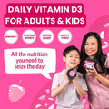 Llama Naturals Vitamin D3, Vegan, Organic Immune Support Supplement, Vitamin D Gummies for Adults and Kids, Real Fruit Gummy Vitamins, Promotes