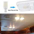 T5 T10 Wedge Base 921 912 12V LED Light Bulbs, 4W T10 LED Bulbs, Warm White 2700-3000K for RV Camper Travel Tailer Boat Marine Lights and Outdoor