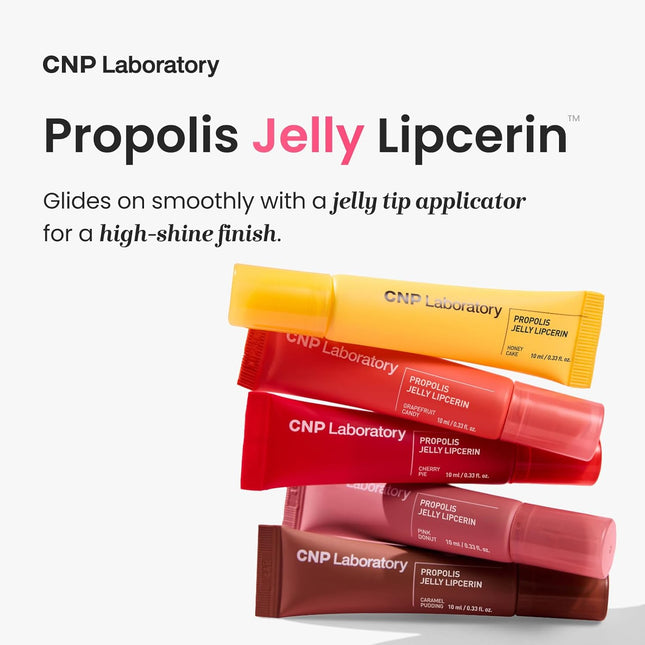 CNP Propolis Jelly Tinted Lipcerin™ - 05 Grapefruit Candy, Hydrating Lip Balm & Gloss with Manuka Honey + Hyaluronic Aci