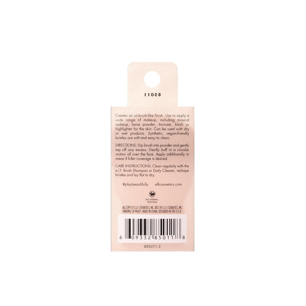 E.L.F. Kabuki Face Brush, Travel-Sized Makeup Brush for Precise & Controlled Application On-The-Go, Vegan & Cruelty-Free