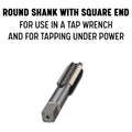 Drill America 1/4"-30 UNS High Speed Steel Plug Tap, (Pack of 1)