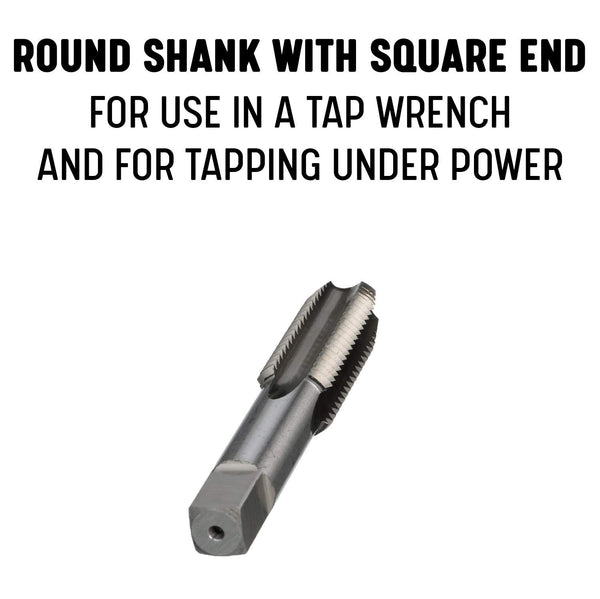 Drill America 1/4"-30 UNS High Speed Steel Plug Tap, (Pack of 1)
