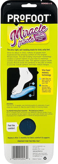 PROFOOT Original Miracle Insoles for Women (Sizes 6-10) – Self-Molding Ultra Light Memory Foam Shoe Inserts for Comfort & Support 2 Count (Pack of 1)