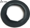 AR-PRO (8 Pack) Hard-to-Find Spring Steel Push-On Pushnuts - Dolly Wheel Lock Washers Fits 5/8" Dolly Axle Rods with Oiled Phosphate Finish 5/8"
