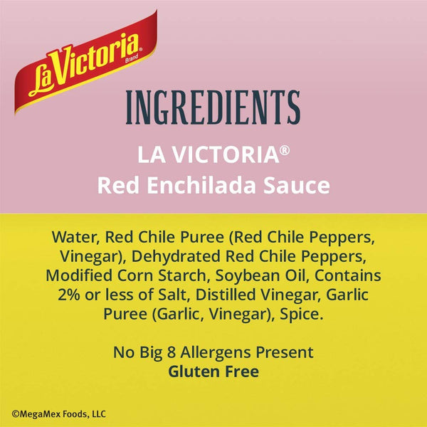 La Victoria Red Enchilada Sauce Traditional, Mild, 28 oz 28 Fl Oz (Pack of 1)
