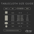 Threadmade Capri Lemon Double Border Tablecloth, Multicolor - 60" W x 84" L Multi Color 84" x 60" (Rectangular)