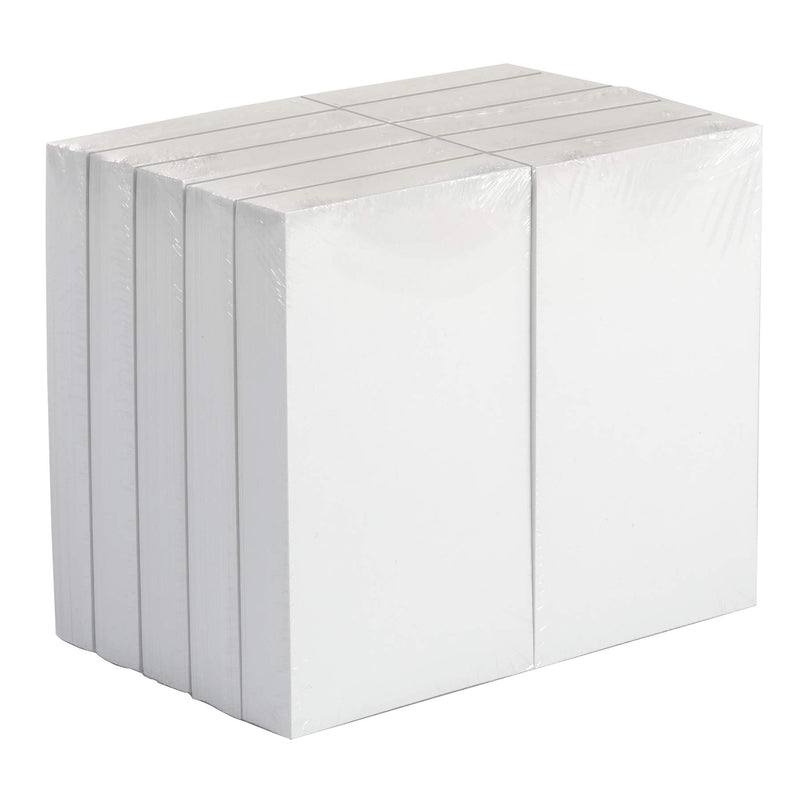 Amazon Basics Blank Index Cards for Studying and Note Taking, White, 3" x 5", 1000 Count (10 Pack of 100), 7.5 pt. Paper Weight 100 Count (Pack of