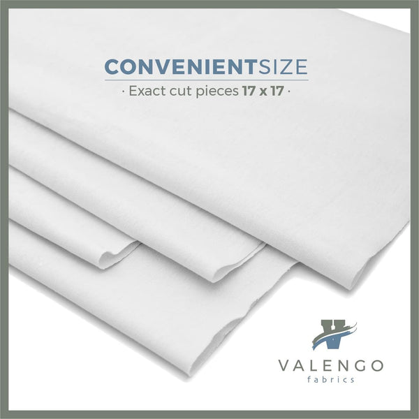 VALENGO New Lint Free Rags – 100% Cotton Cloth, Soft T-Shirt Rags, Lint Free Cloth for Staining Wood, Cast Iron, Dusting, Polishing, Painting and