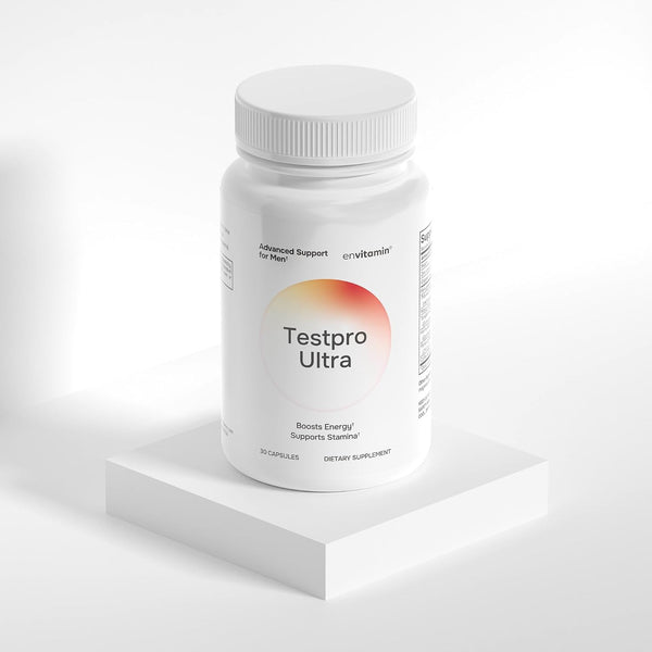 envitamin Testpro Testosterone Support Ultra for Men with Fenugreek, Tribulus & Maca 30 Count (Pack of 1)