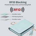 Gostwo Small Wallets for Women, Stylish Womens Wallet with ID Window, Zippered Coin Pocket and Tassel. Cute RFID Wallet for Women, ideal for Teen