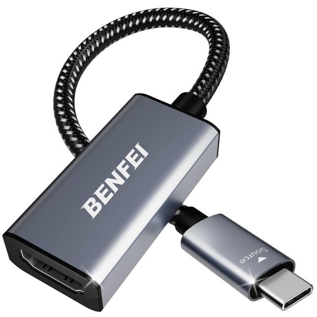BENFEI USB C to HDMI Adapter, USB Type-C to HDMI Adapter [Thunderbolt 3/4 Compatible] with Iphone 15 Pro/Max, Macbook Pr