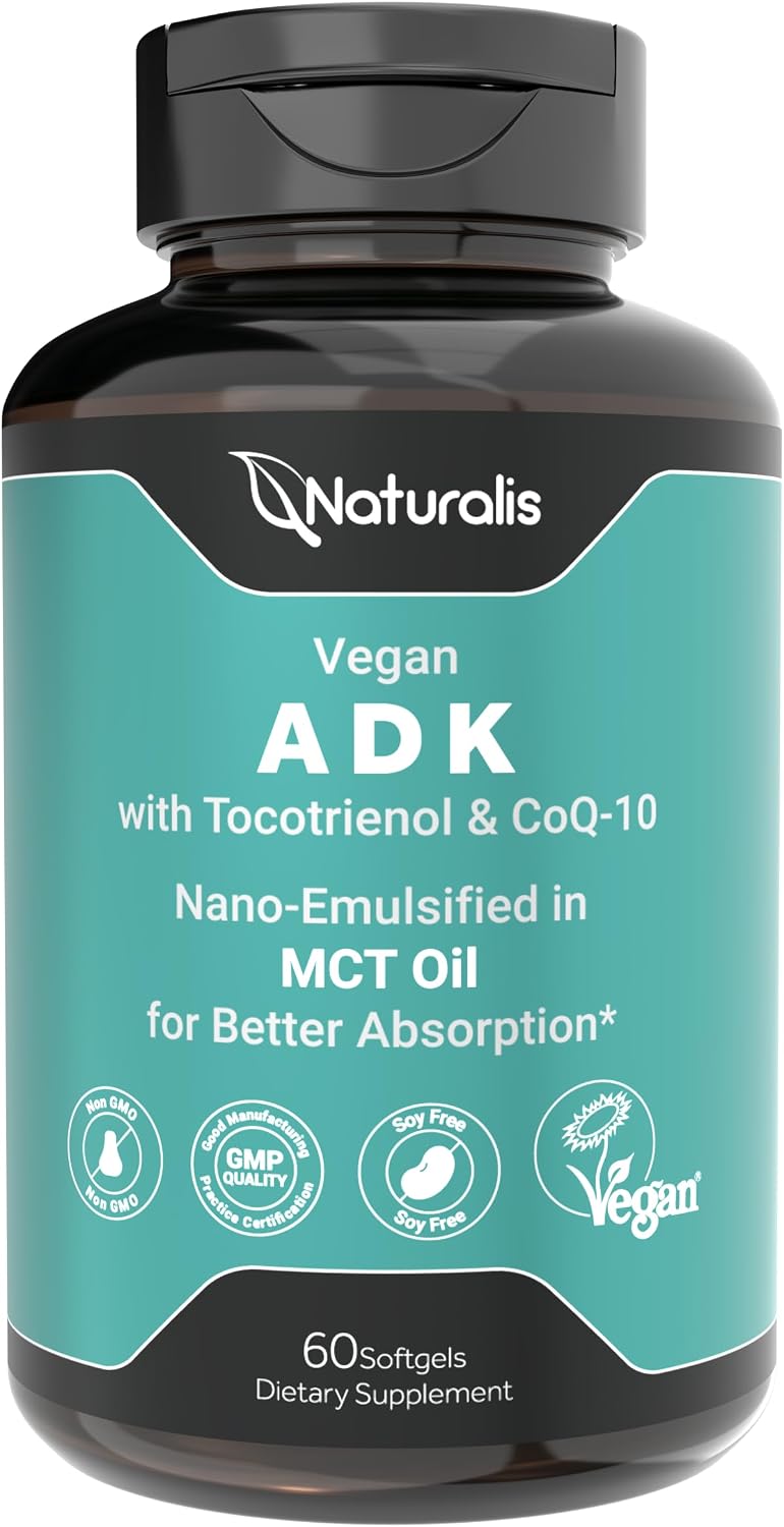 Vegan Tocotrienol with Coq-10 | Nano-Emulsified in EVOO for Better Absoprtion | Non-Gmo, Soy Free and Vegan Society Certified | 60 Veggie Softgels