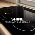Weiman Glass Cooktop Heavy Duty Cleaner & Polish - Shines and Protects Glass/Ceramic Smooth Top Ranges with its Gentle Formula - 10 Oz., Clear 10