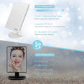 WEILY Makeup Mirror with 21 LED Lights,Two Power Supply Modes White 3.2"L x 7.5"W