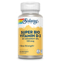 SOLARAY Super Bio Vitamin D3 in Coconut Oil - D3 Vitamin 5000 IU - Bone Health and Immune Support Supplement - Lab Verified, Made Wtihout Soy,