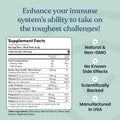Immune Ready™ Immune Boost Drink Mix - All-In-One Immune Support, Gut Health, and Electrolyte Powder Packets with Vitamin C, Beta Glucan, Zinc,