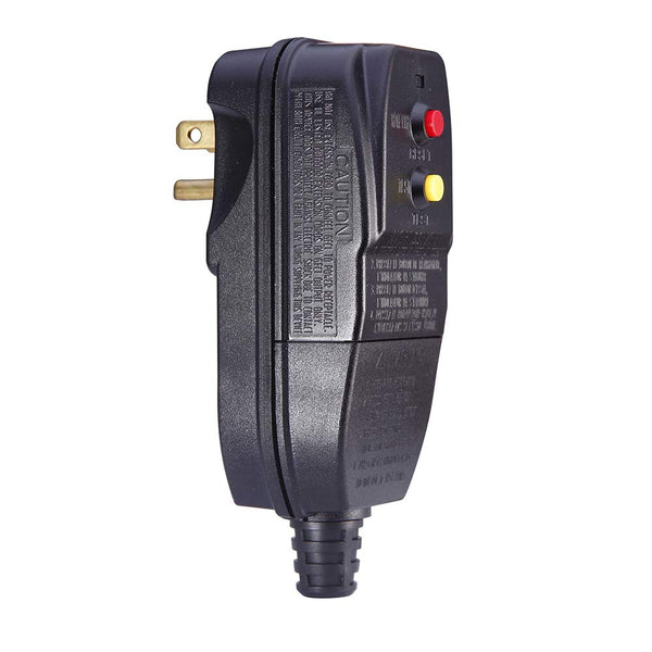 Replacement GFCI Plug 15Amp 3 Prong 120V | for Pressure Washer Pool Pump etc., Circuit Breaker, Outdoor Waterproof, Auto-reset