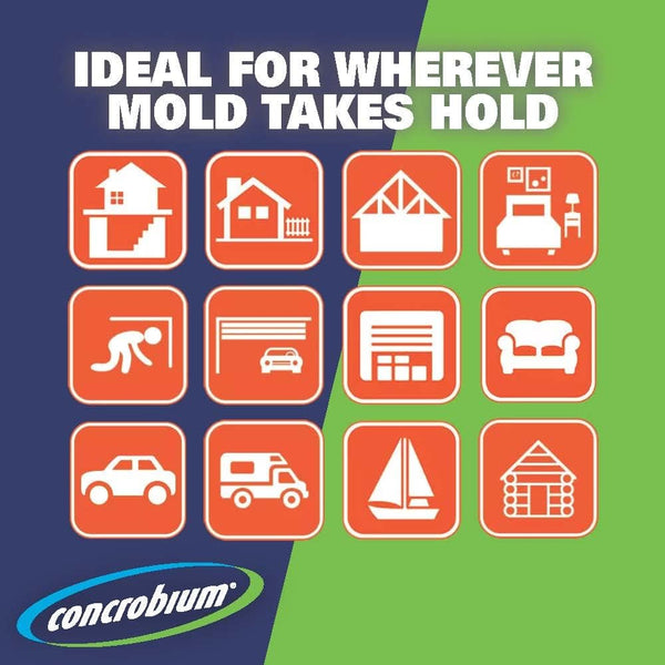 Concrobium Mold Control, 32 oz Spray – Eliminates & Prevents Mold – EPA-Registered, Bleach-Free, Odorless, VOC-Free 32 Fl Oz (Pack of 1) Trigger Spray