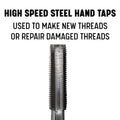 Drill America 3/8"-40 UNS High Speed Steel Plug Tap, (Pack of 1)
