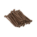 Nuvo Iron Deck Screws Jar # 8 x 2 1/2" - 250 Count, Brown Jar # 8 x 2 1/2" - 250 count Screws