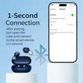 Redpepper Wireless Earbuds in-Ear Headphones Bluetooth 5.3 with Built-in Mics Deep Bass Clear Call Ultralight Headsets Up to 60H Play Time for