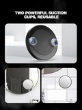 20X/30X/40X Magnifying Mirror with Suction Cups and Tweezers Set, 3.5 Inches Travel Magnified Makeup Mirror, Black, 3PCS