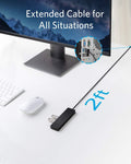 Anker USB Hub 4 Ports, Multiple USB 3.0 Hub, USB Splitter for Laptop, Extender for A Port Laptop, PC, Desktop and More [Charging Not