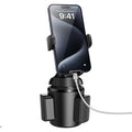 Apps2Car Universal Car Cup Phone Holder | Quick Extension Long Arm | 360ÃÂ° Swivel | Adjustable for Iphone, Samsung, Google, and All Smartphones |