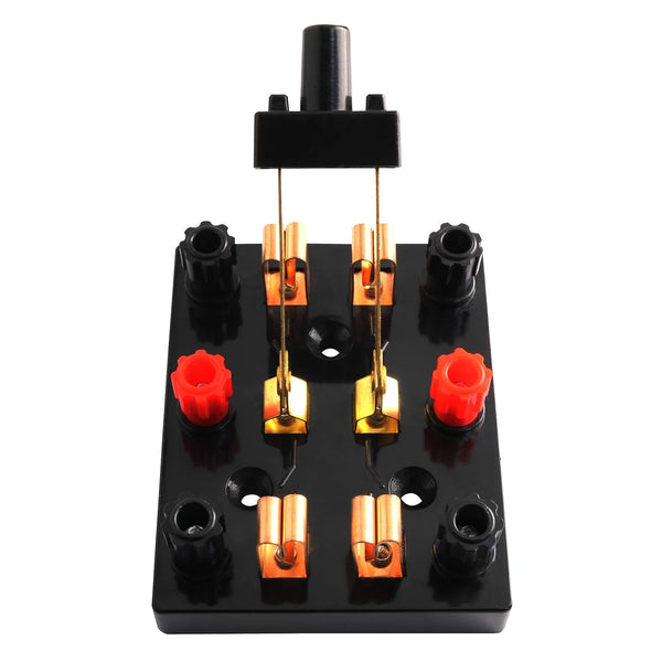 Double Pole Double Throw Electrical Switch, Knife Switch, Electricity Experimental Equipment, Teaching Instrument Used to Disconnect Two